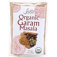 Jiva Organics Organic Garam Masala 7 Ounce - Premium Indian Spice Blend, 100% Natural & Non-GMO