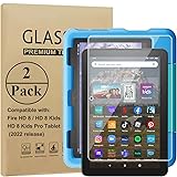 Ytuomzi 2 Pack Screen Protector for 8/8 Plus Tablet 8-inch (2022/2020), Premium Tempered Glass Screen Film for 8” Kids Pro Ta