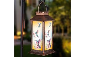 Pawatee Solar Hanging Lanterns, Bronze, 3 LED, Waterproof, Perfect for Garden Decor, Outdoor Gatherings, and Gifting