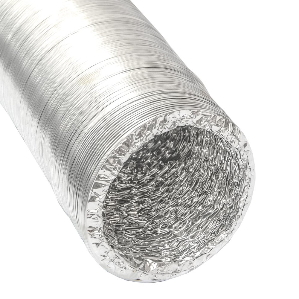 Alu-Flex-Rohr 3m 250mm - Flexibles Aluminiumrohr Hitzebeständig Für Lüftungsanlagen
