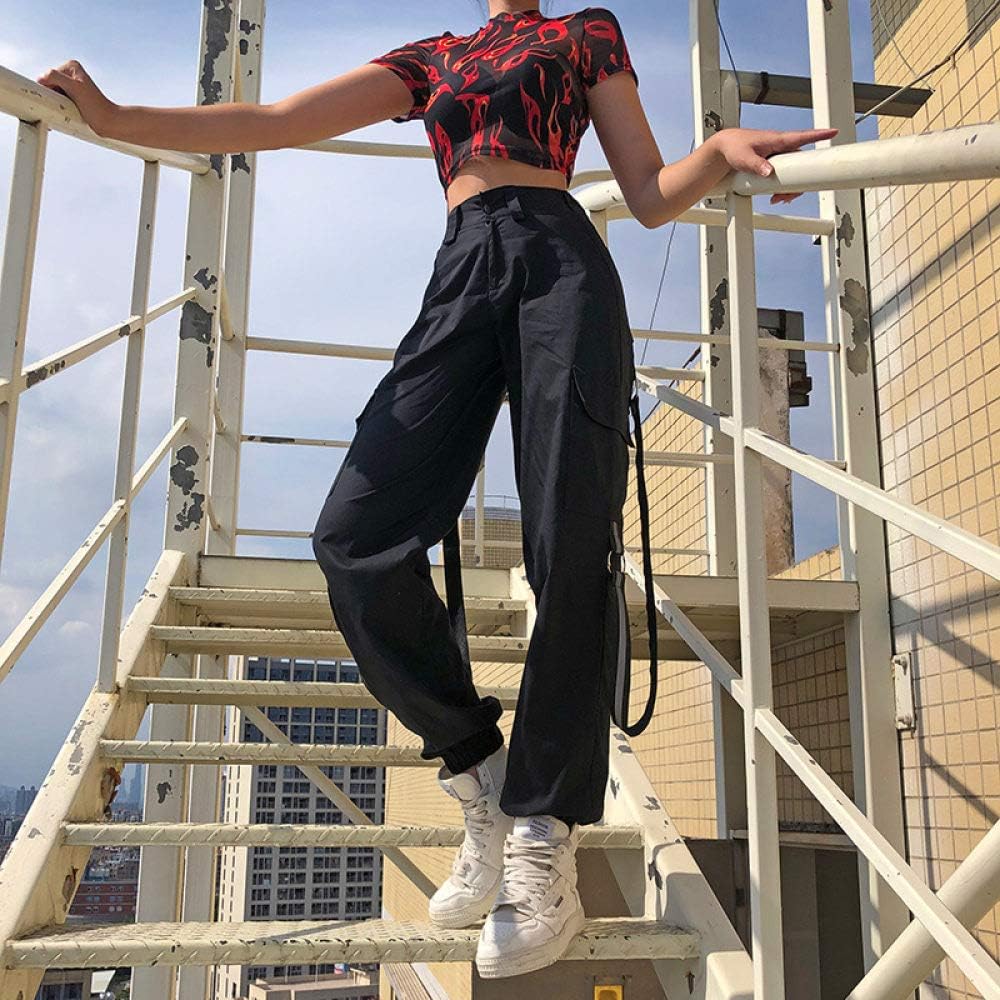 high waist parallel jeans