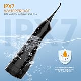 Hangsun Water Flosser Cordless Oral Irrigator 6 Tips 300ML Tank USB view 7