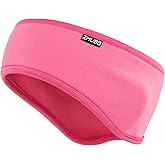ZMUBB Fleece Ear Warmers for Men Women - Winter Headband Ear Muffs Ear Covers for Cold Weather Running Cycling Ski (rose pink)