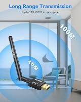Maxuni USB Bluetooth 5.3 Dongle Adapter PC Laptop Desktop Low Latency Windows view 2