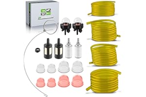 partszen AC04122 Fuel Line kit Primer Bulb Fuel Filter kit for Small Engine Zama Poulan Craftman Ryobi Homelite Husqvarna Chainsaw Trimmer Blower