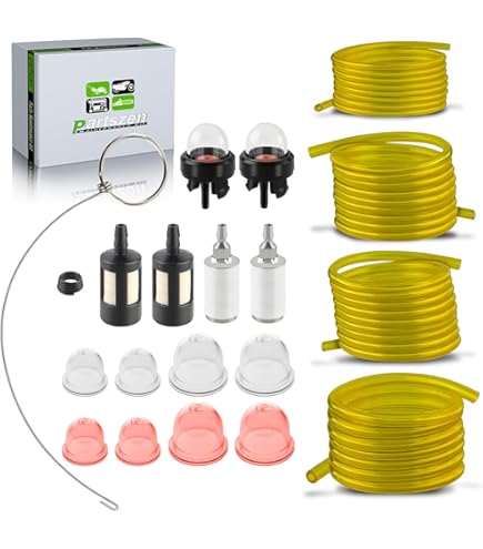 Ricambi Motosega Kit Filtro Carburante E Linea Con Lampadina Per Decespugliatori RYOBI &ndash; Ricambio Compatibile, Nuovo Tubo Benzina Decespugliatore
