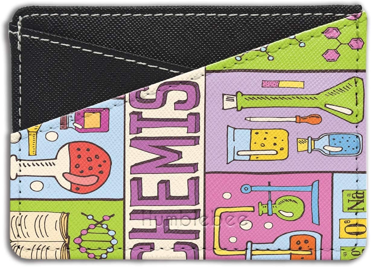 Science Chemistry Printed Credit Card & Cash Holder Wallet By Humblebee London - HB-HCH-S3497