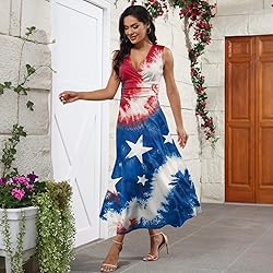 CHRATLHI 4th of July Dress for Women Summer
