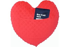 HEAL N HOPE Heart Surgery Pillow for Open Heart Surgery After Bypass Coughing with Pocket Comfort Cushion Recovery Gifts Women Men Patients Minky Dot Red