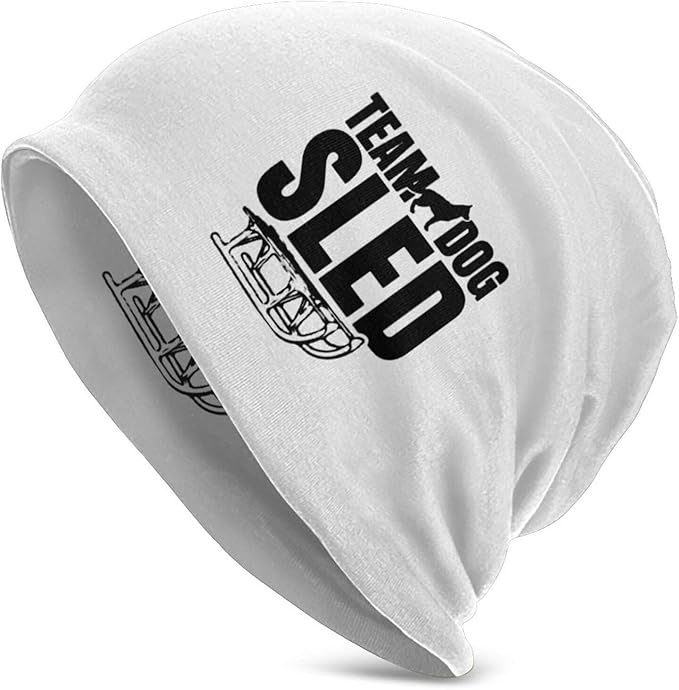 Team Dog Sled Sledding Dogs Sleds Driver Race Adult Knit