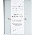 Childhood Memory Book - Elegant Child Memory Book For Kids Till Age 18 W/Guided Prompts, & More - Childhood Memory Journal (175 Pages, Sky Blue)