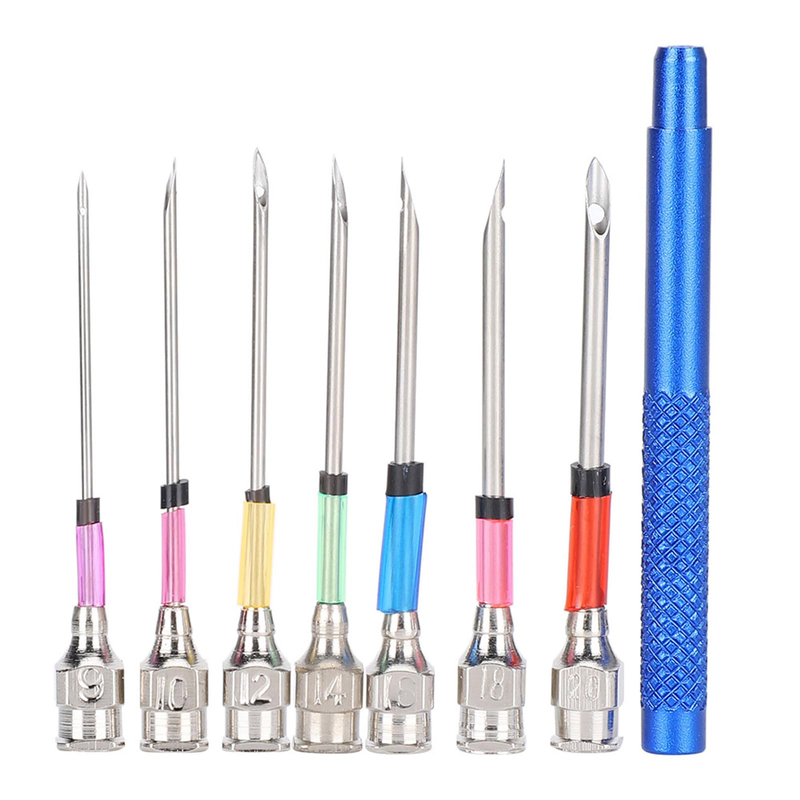 8Pcs Punch Needle Tool, Embroidery Pens Sewing Cross Stitch Punch Needle Weaving Tools for Thread Yarn, Needle Punch Kits for Adults