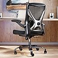 Ergalithic Ergonomic Office Chair - X-Shaped Computer Desk Chair Comfy, Gaming Chair, Office Chair with Lumbar Support, Mesh Office Chairs, Desk Chair for Long Hours (Black Silver)