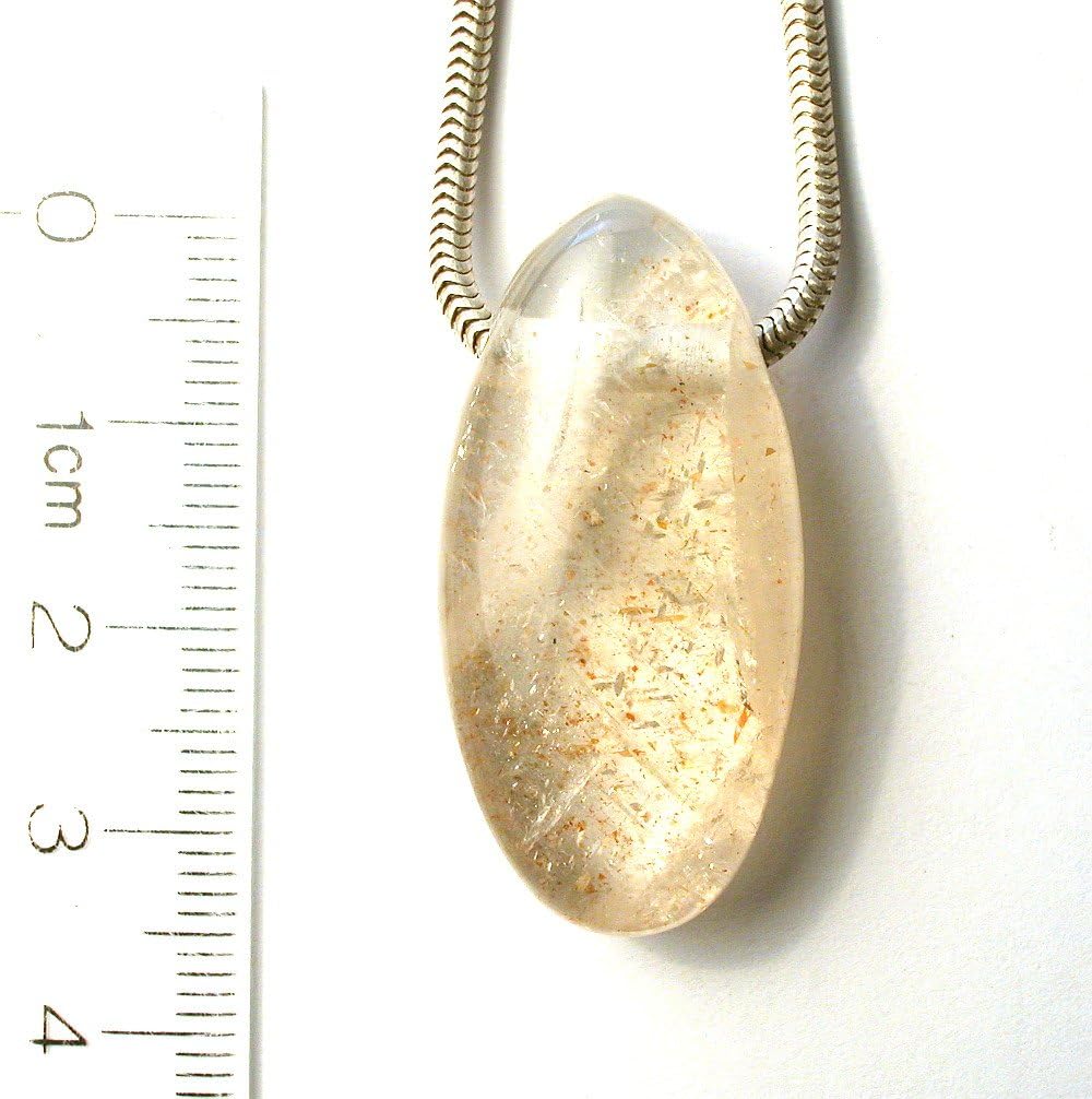 DVH 50 ct. Tanzanian Confetti Sunstone Oval Focal Bead 35x17x10 (8579)
