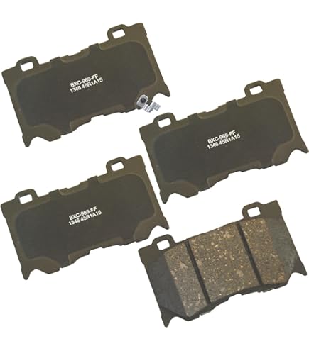Amazon.com: Bendix Priority1 CFC1346 Ceramic Front Brake Pads for