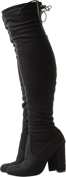 thigh high boots for skinny legs uk