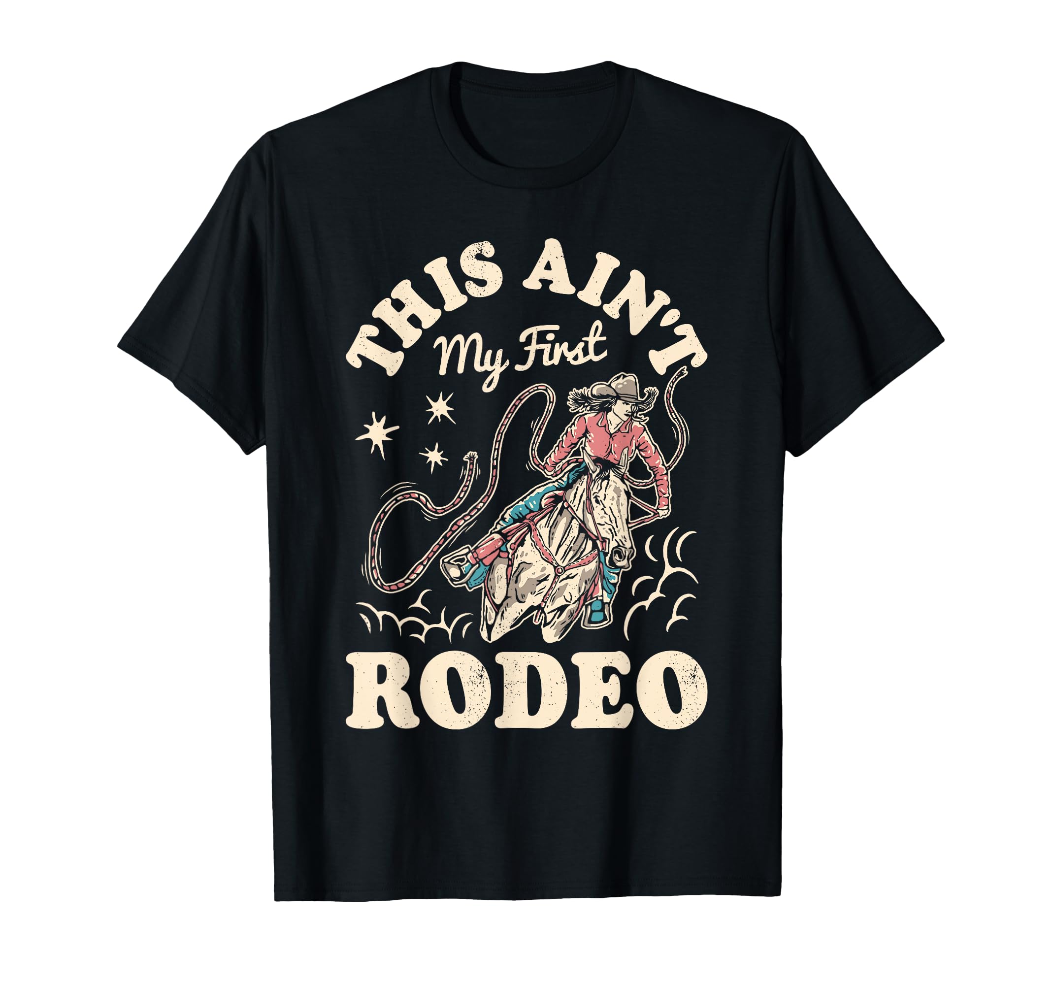 Photo 1 of ***GREY NOT BLACK***This Ain't My First Rodeo Cowboy Men Cowgirl Women Western T-Shirt