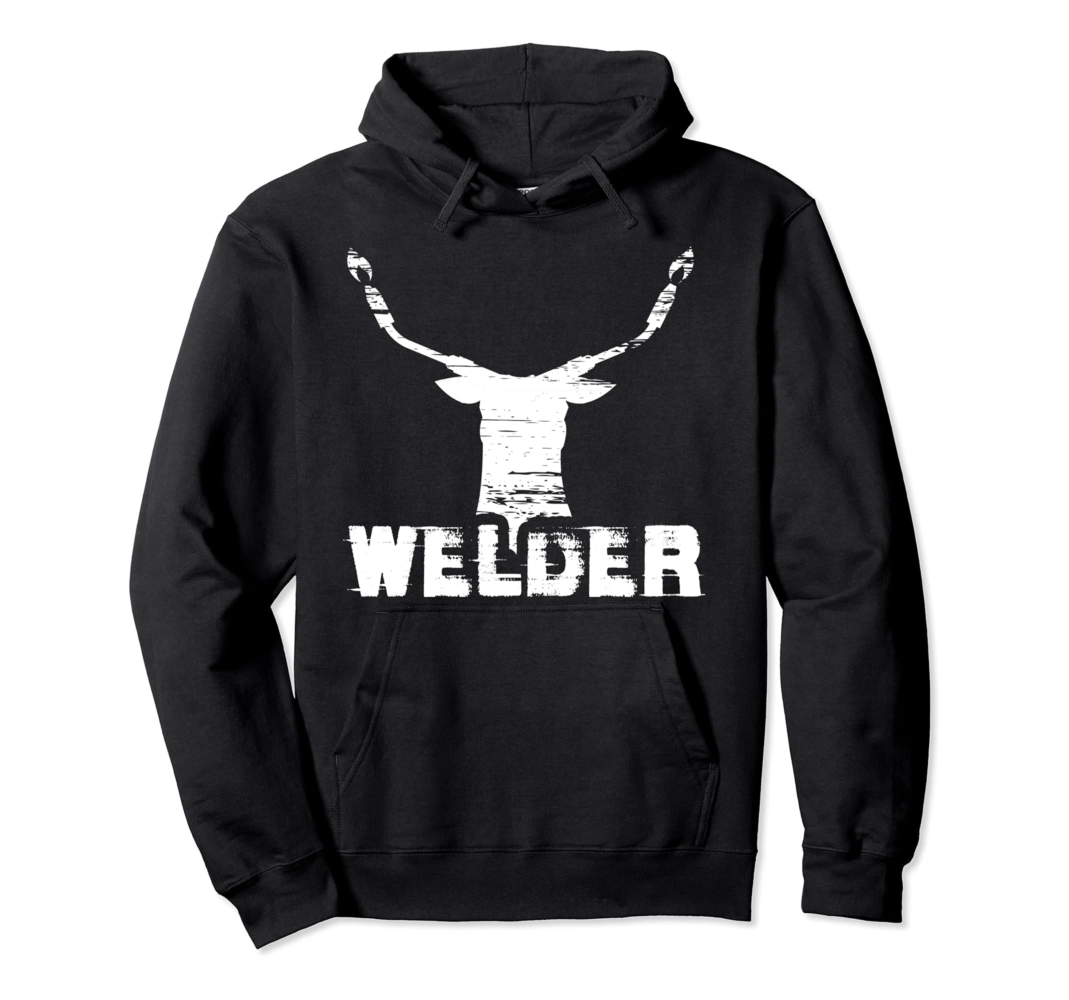 Bull Animal Welder Engineer Engineering Welding Fabrication Pullover Hoodie