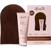 Loving Tan 10 Min Express Self-Tanning Smoothing Body Mask 2 Piece Set | Fast Acting &amp; Streak-Free Smoothing Self Tan Formula, Natural Bronze, Hydrating Ceramides, Quick Dry &amp; Transfer-Resistant