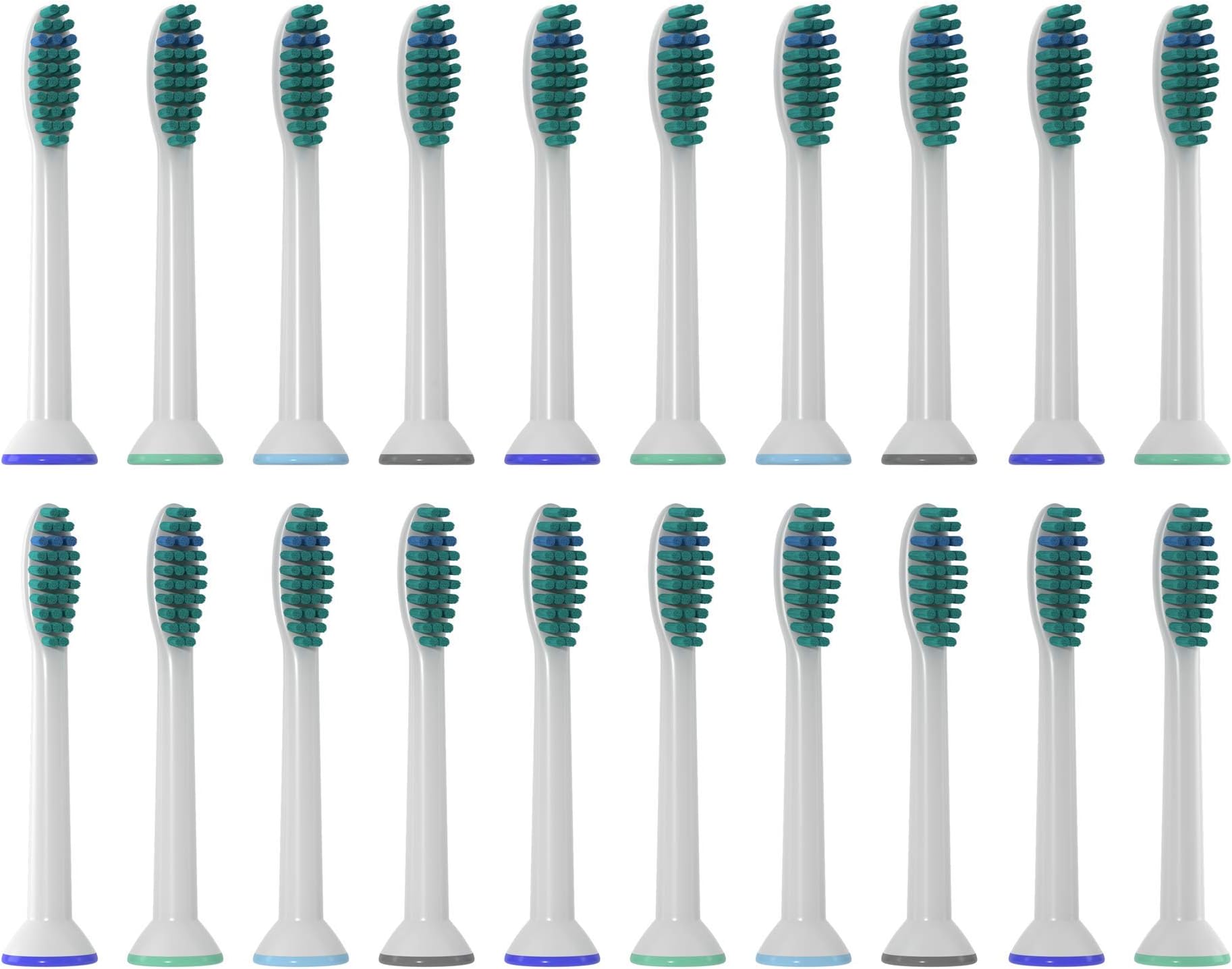 Oliver James Replacement Toothbrush Heads Compatible with Philips