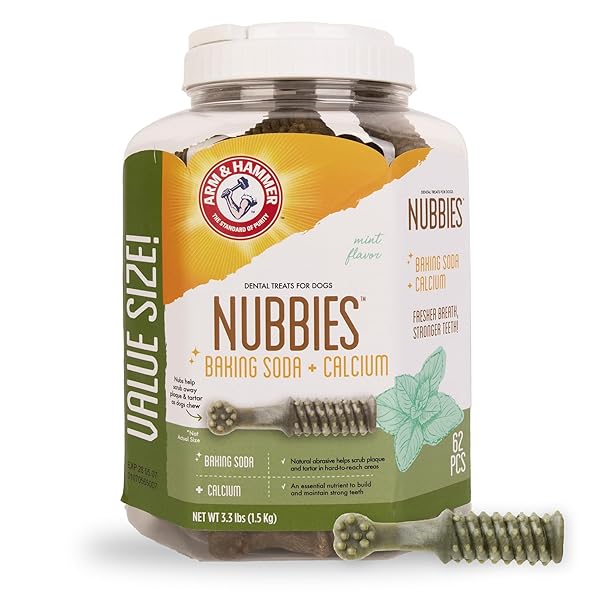 ARM & HAMMER FOR PETS NUBBIES DENTAL TREATS...