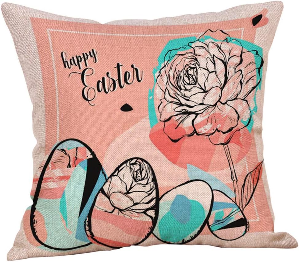 Easter Spring Season's Sofa Bed Home Decoration Festival Pillow Case Cushion Cover