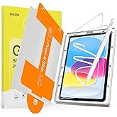 SPARIN 2 Pack Paper Glass Screen Protector for iPad A16 11th/10th Generation (11’’/10.9’’ 2025/2022),Tempered Glass with Easy Alignment Tool, Matte Anti-Glare, Write Like on Paper, Apple Pencil Support