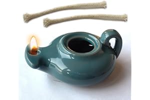 ROOHERD Biblical Oil lam Clay pvintage for Indoor use Vintag Jesus lamp Bible Light Antique Christian Gift