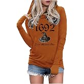 Hoodies Shirts for Women Early Fall Long Sleeve Tops Vintage Graphic Outfit