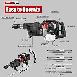 CUBELLIN Demolition Jack Hammer 33CC 2-Stroke Gas