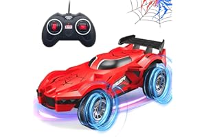 Amiabling Spider Remote Control Car for Boys 4-7, Spider Toys for Boys 4-6, Toys for Ages 5-7, Spider Remote Control Truck, Christmas&Birthday Gifts for 3 4 5 6 7 8 Year Old Boys, Stocking Fillers