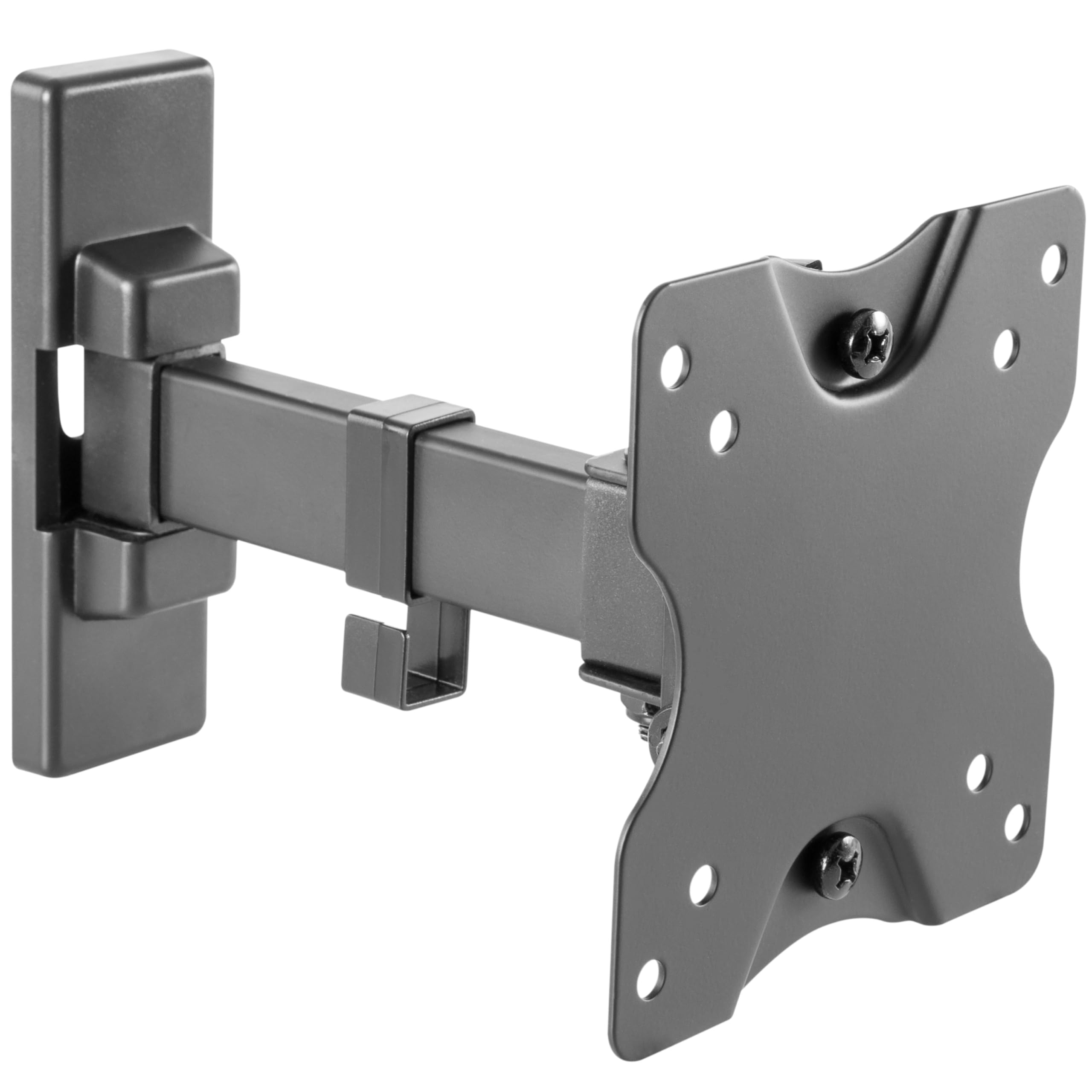RICOO S3811 Monitor TV Wall Bracket Flat Tilt Swivel 13-27 Inch VESA 75x75 100x100 Universal LCD LED Screen Mount Black