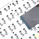 Fdit Laptop Keyboard for Probook 4330s 4430s 4431S 4435 4436 ABS Aluminum Black view 5