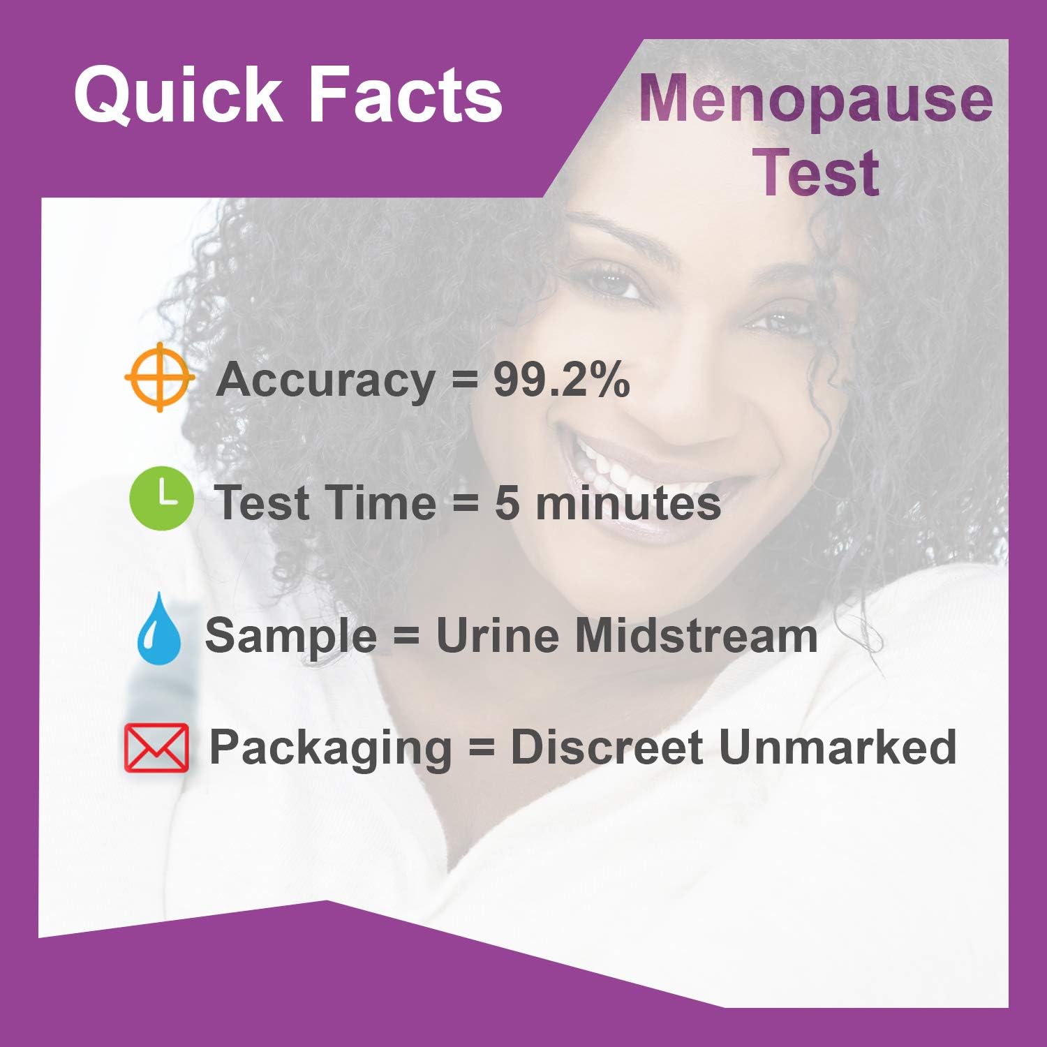 SH Diagnostics Menopause (FSH) Self Test x2, Results in 5mins, 99 Accurate, CE Approved BigaMart