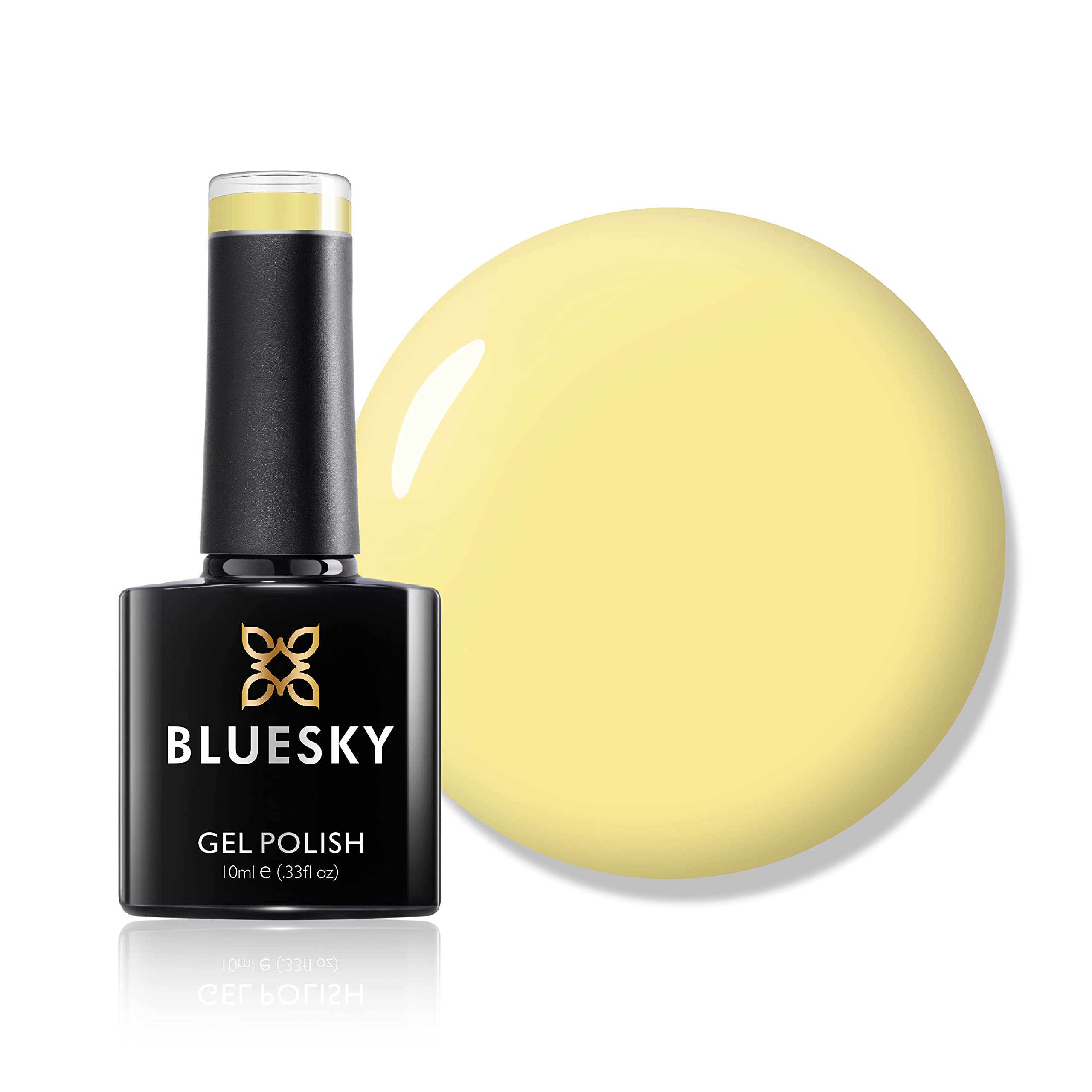 Bluesky Gel Nail Polish, Primrose Yellow 80566, Light, Primrose,Yellow Long Lasting, Chip Resistant, 10 ml (Requires Drying Under UV LED Lamp) — image 1