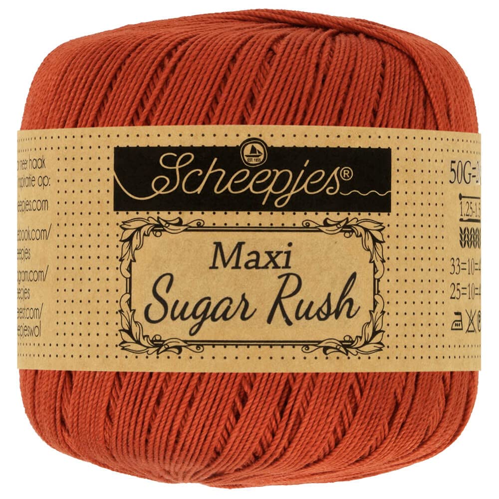 Scheepjes - Scheepjes Maxi Sugar Rush 388 Rust Yarn - 1x50g — image 1