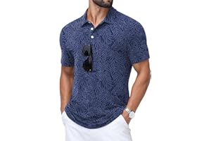 HMIYA Mens Golf Polo Shirt Casual Short Sleeve S-3XL 2026 New