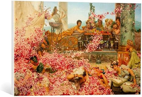 Kunst Fur Alle Leinwandbild Sir Lawrence Alma Tadema The Roses Of Heliogabalus Hochwertiger Druck Leinwand Auf Keilrahmen Bild Fertig Zum Aufhangen 65x40 Cm Amazon De Kuche Haushalt Wohnen