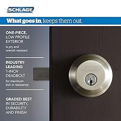 Schlage FB50 N G LAT 622 Single Cylinder Deadbolt