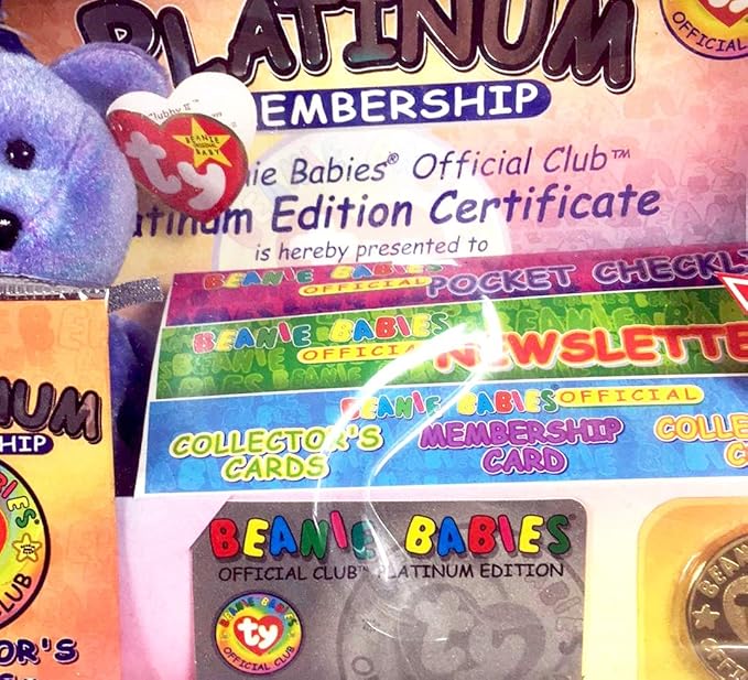 platinum membership beanie baby value