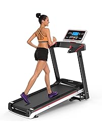 shaofu Electric Treadmill Portable Folding Treadmills Walking Machine Fitness Trainer Equipment (US STOCK)