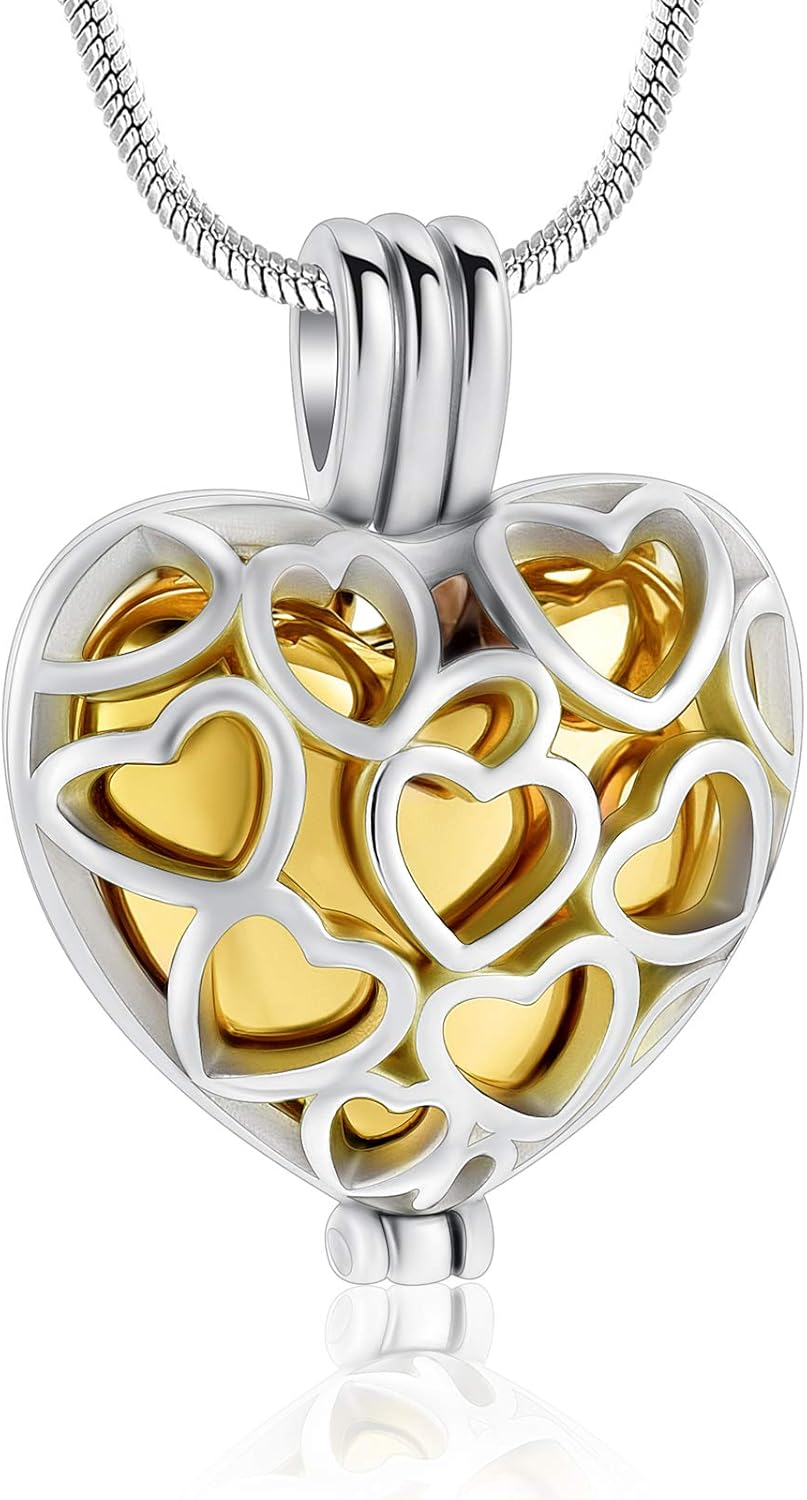 Microphone Cremation Jewelry for Ashes Urn Pendant Necklace for Women