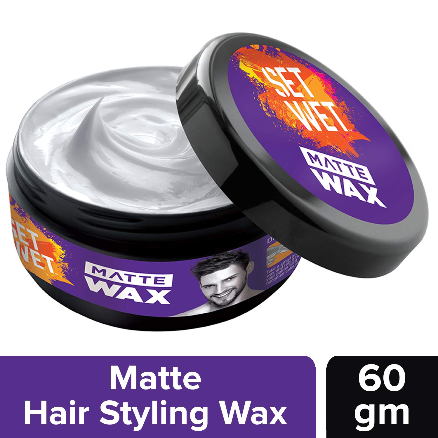 Set Wet Matte Hair Styling Wax For Men 60 Gm Buy Online In