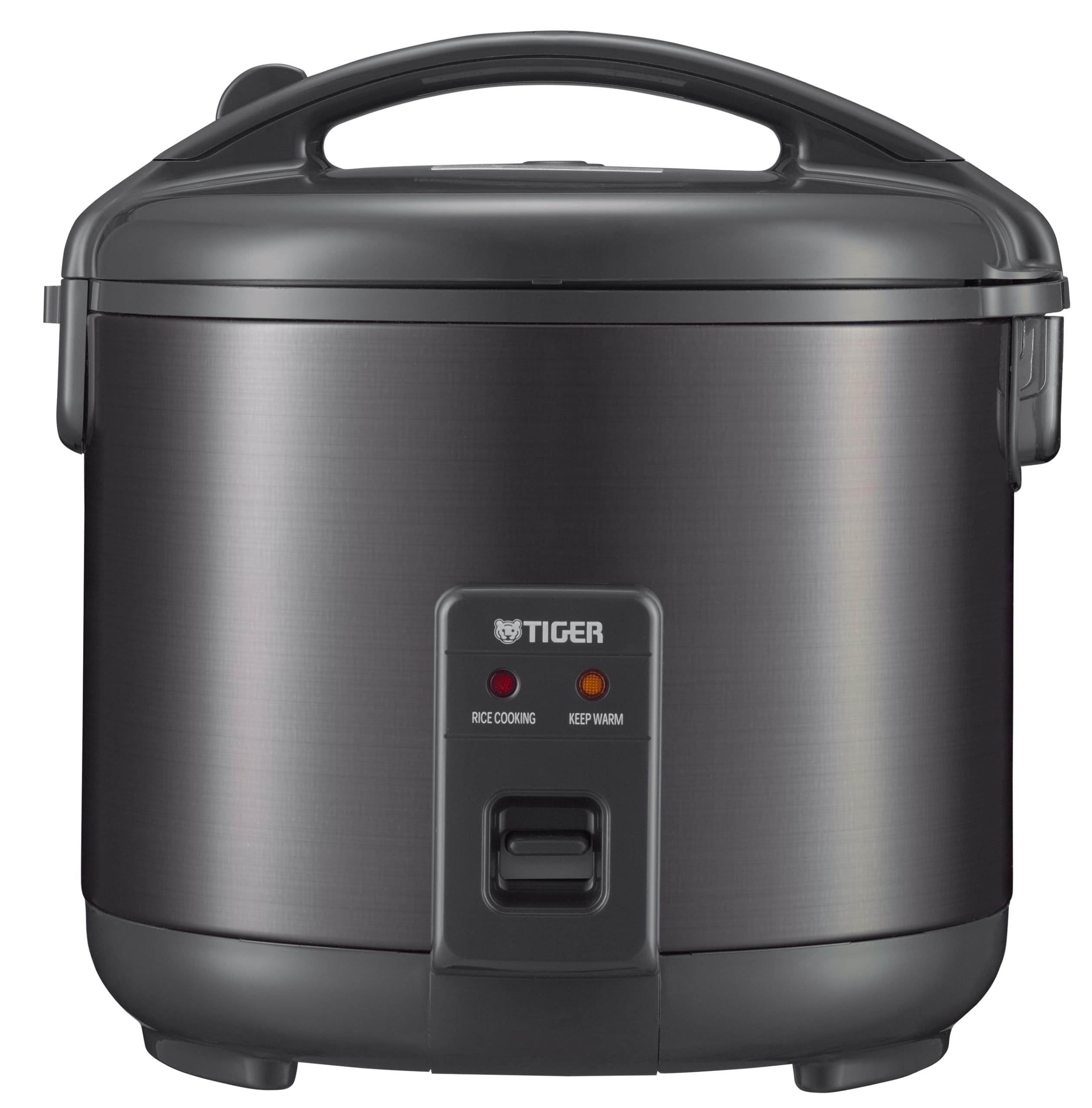 Photo 1 of (PARTS) (UNABLE TO TEST FUNCTIONALITY) Tiger JNP-S18U-KY 10 Cup Capacity White Rice Cooker with Non-Stick Inner Pot, Retractable Power Cord, and Keep Warm up to 12 hours (Obsidian Black)