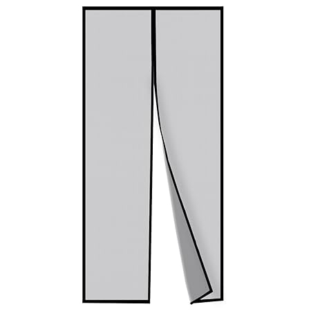 TOPELEK Magnet Fliegengitter Balkontür, Glasfasermaterial Fliegengitter Balkontür Fliegenvorhang Magnetvorhang Tür Insektensc