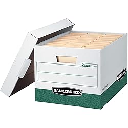 Bankers Box 12 Pack Box R-KIVE Heavy-Duty File