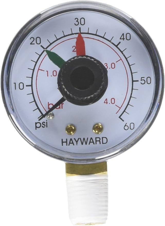 Hayward D.E.CX271261 Boxed Pressure Gauge with Dial Replacement for
