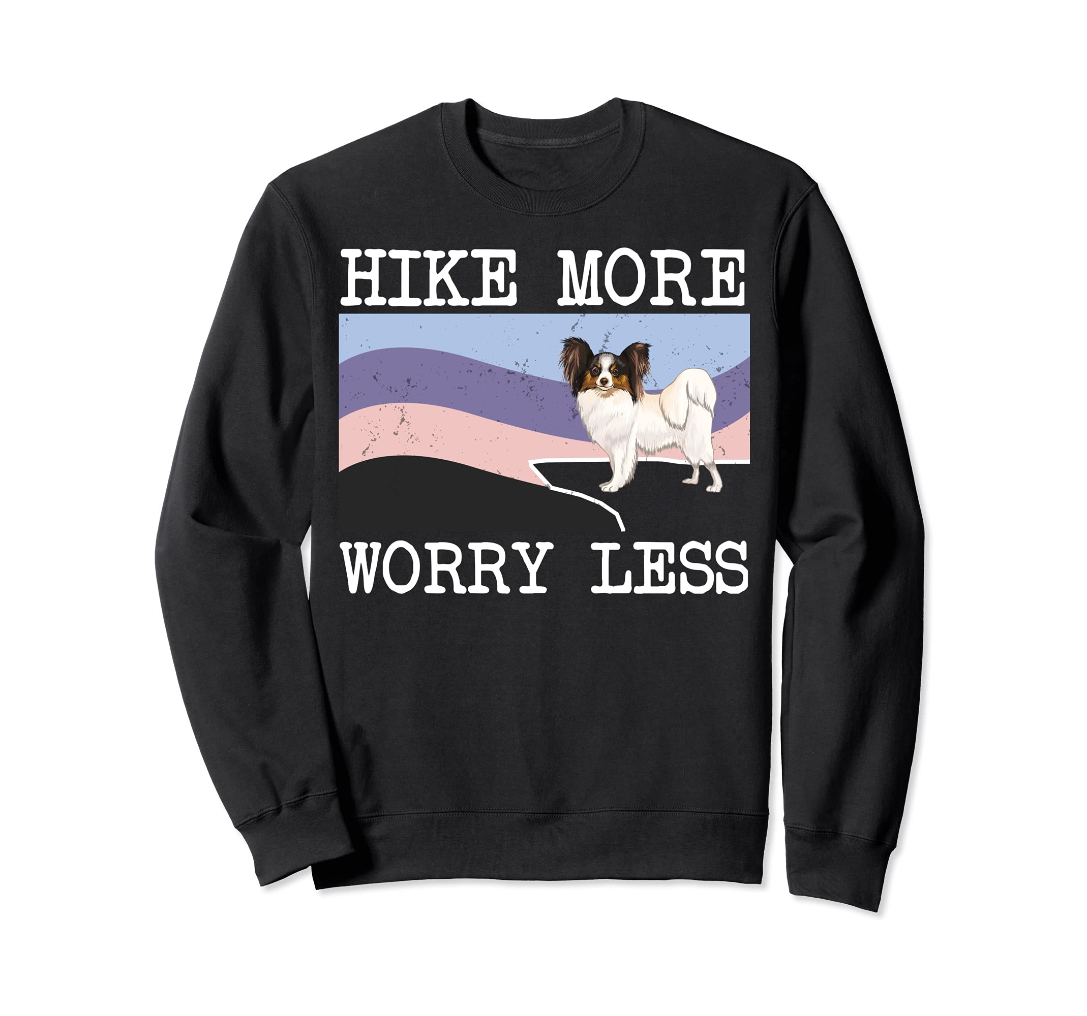 Soft Coated Wheaten Terrier Hike More Worry Less Dog Hiking Sweatshirt