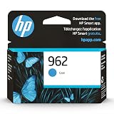HP 962 Cyan Ink Cartridge | Works with OfficeJet 9010, Pro 9010, 9020 | Eligible for Instant Ink | 3HZ96AN
