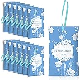 SCENTORINI Linen Scented Sachets for Drawers and Closets, Long-Lasting Sachets Bags Wardrobe Freshener, for Shoe Wardrobe, Cu